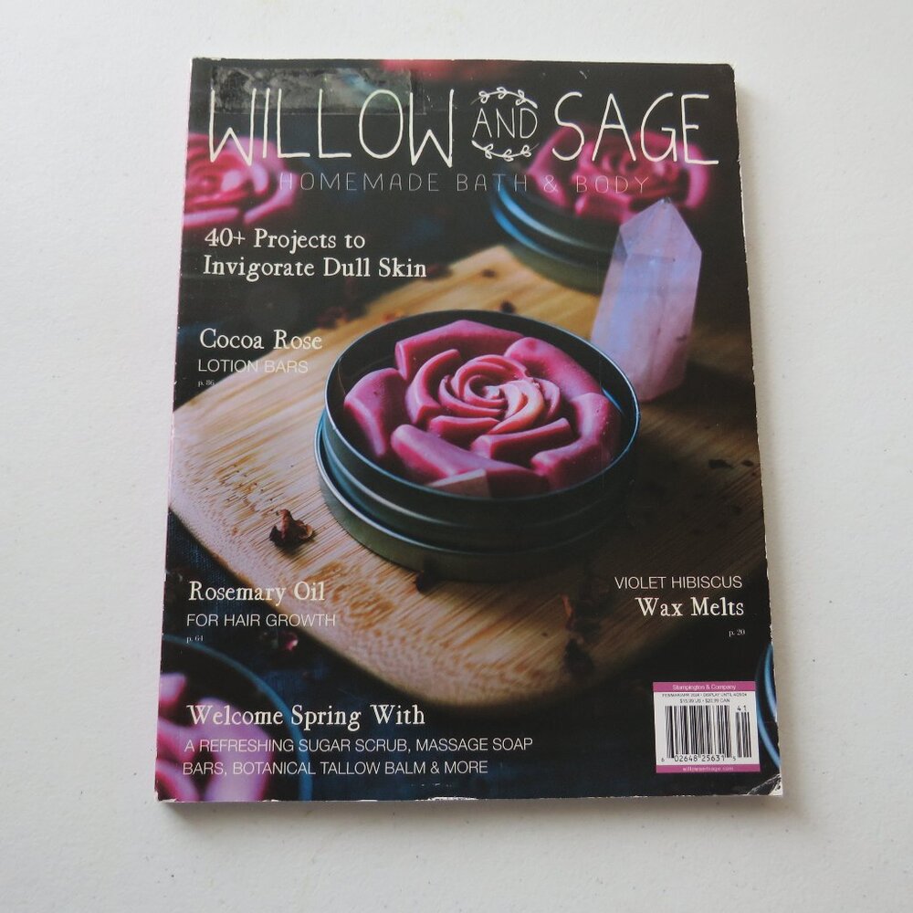 Willow and Sage Homemade Bath & Body Magazine Spring 2024